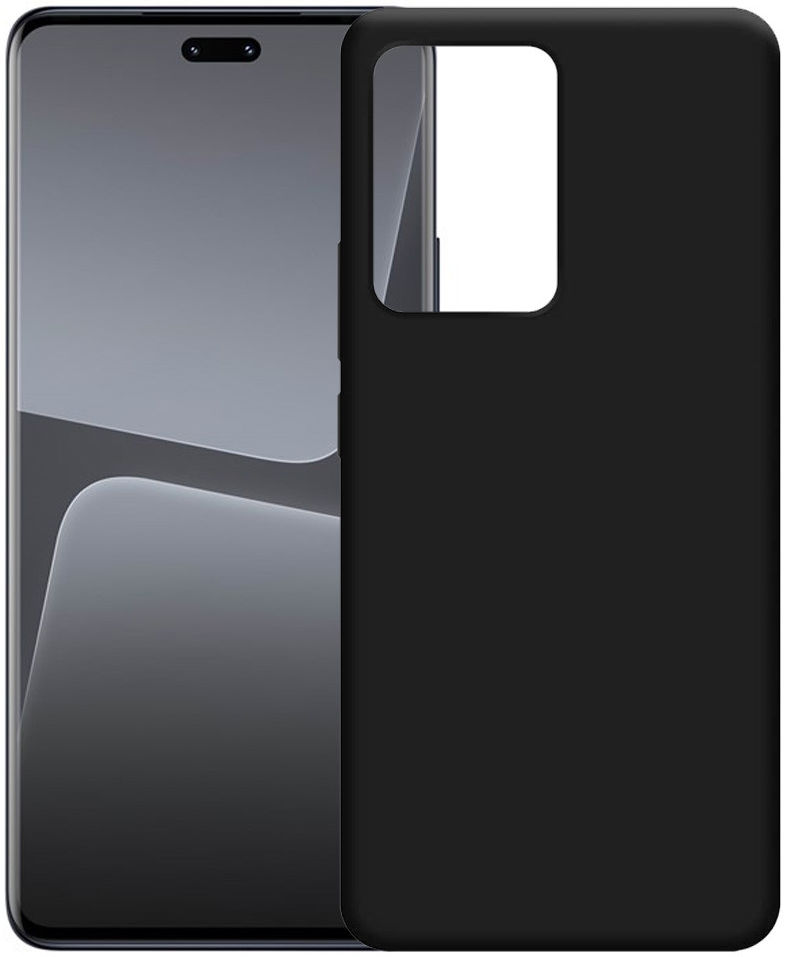 Xiaomi 13 Lite Hoesje Dun TPU Matte Back Cover Zwart afbeelding 5
