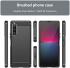 Sony Xperia 10 V Hoesje Geborsteld TPU Flexibele Back Cover Zwart afbeelding 8