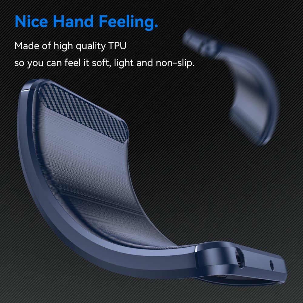 Xiaomi 13 Lite Hoesje Geborsteld TPU Flexibele Back Cover Blauw afbeelding 5