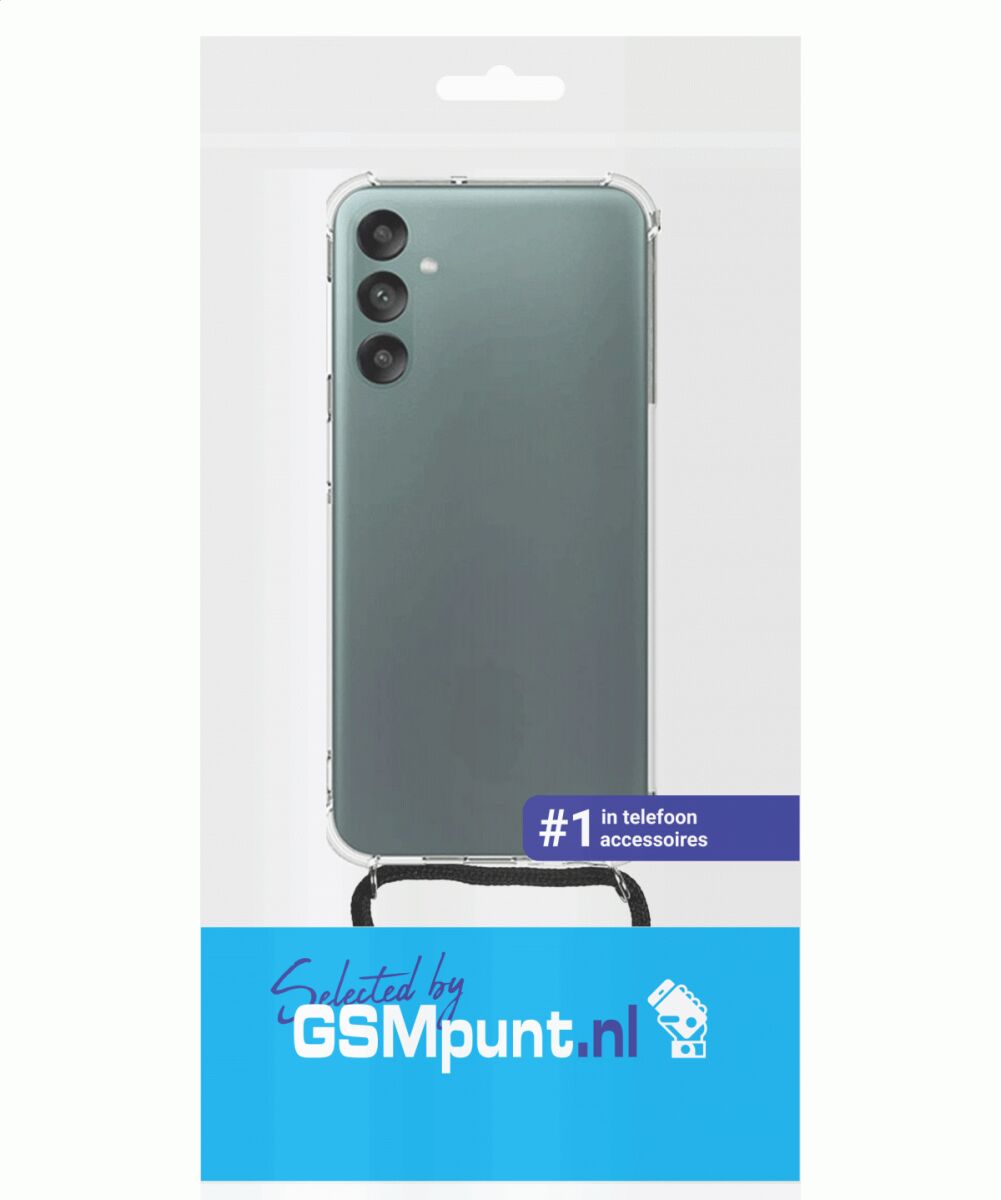 Samsung Galaxy A24 Hoesje Flexibel TPU met Koord Transparant afbeelding 11