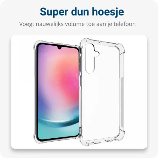Samsung Galaxy A24 Hoesje Flexibel TPU met Koord Transparant afbeelding 5