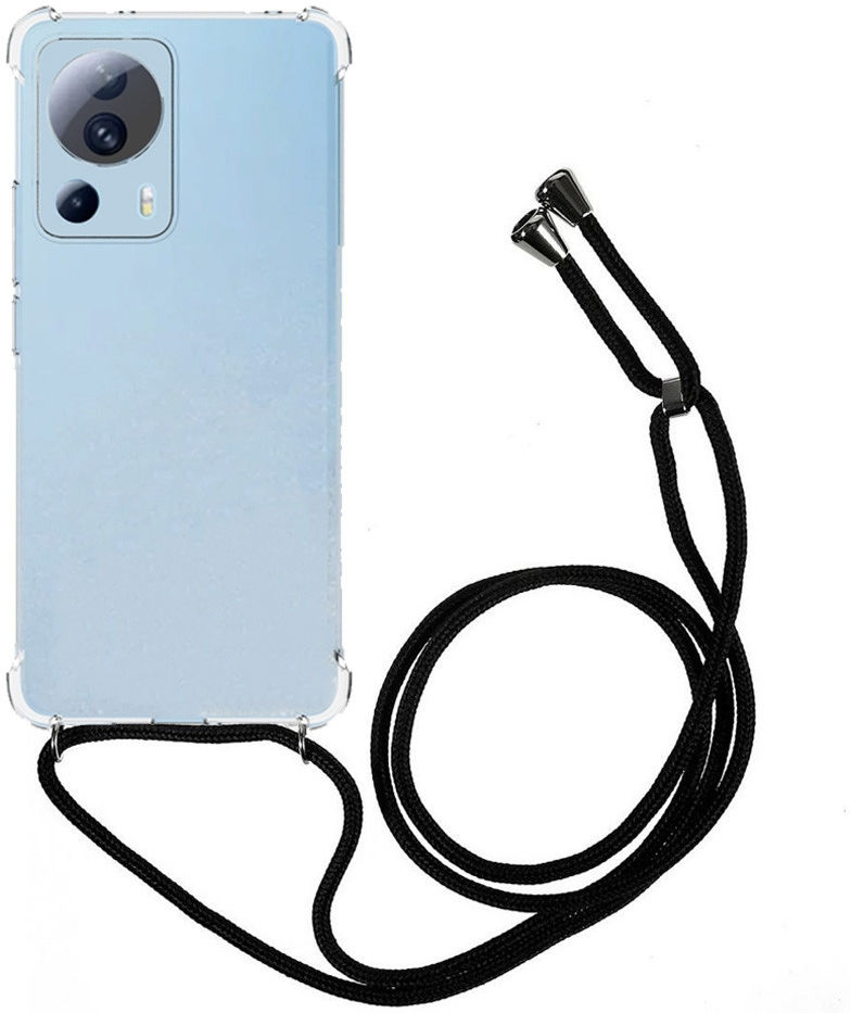 Xiaomi 13 Lite Hoesje met Koord Schokbestendig TPU Transparant afbeelding 1