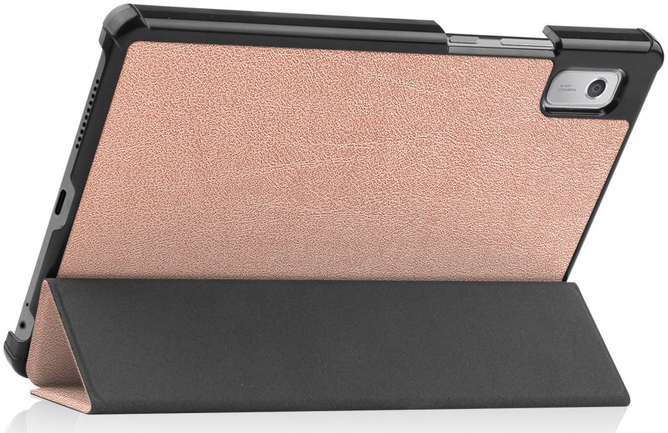 Lenovo Tab M9 Hoes Tri-Fold Book Case met Standaard Roze Goud afbeelding 10
