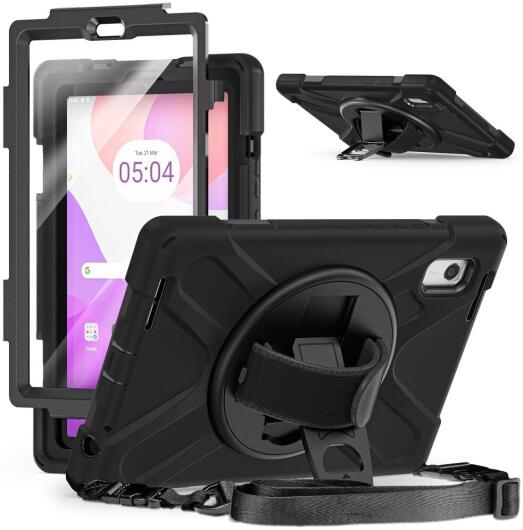 Lenovo Tab M9 Hoes met Screen Protector en Handriem Full Protect Zwart afbeelding 12