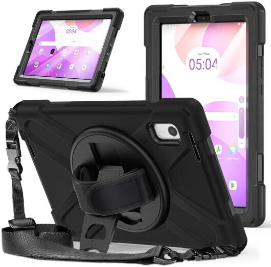 Lenovo Tab M9 Hoes met Screen Protector en Handriem Full Protect Zwart afbeelding 13