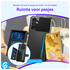Samsung Galaxy A14 3 in 1 Back Cover Portemonnee Hoesje Zwart afbeelding 2