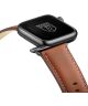 Rosso Deluxe Apple Watch Band - 1-9/SE/Ultra 49MM/45MM/44MM/42MM - Leer - Bruin