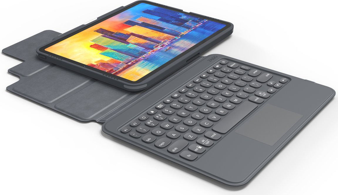 ZAGG Pro Keys iPad Air 10.9/Pro 11 Toetsenbord Hoes met Trackpad Zwart afbeelding 2