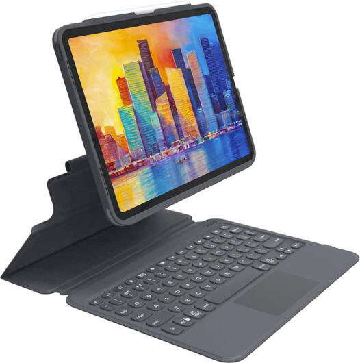 ZAGG Pro Keys iPad Air 10.9/Pro 11 Toetsenbord Hoes met Trackpad Zwart afbeelding 1