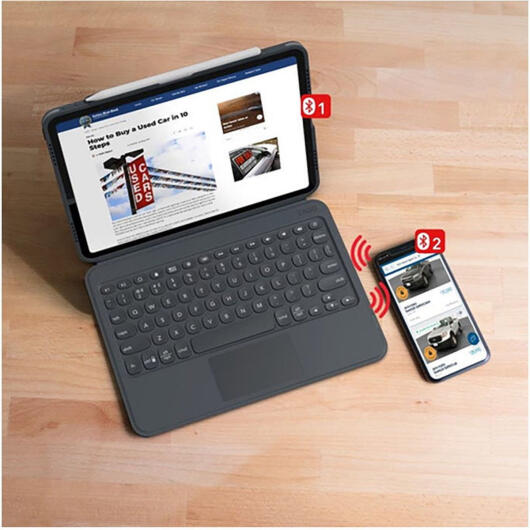 ZAGG Pro Keys iPad Air 10.9/Pro 11 Toetsenbord Hoes met Trackpad Zwart afbeelding 9