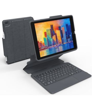 ZAGG Pro Keys Apple iPad 10.2 Toetsenbord Hoes met Trackpad Zwart Hoesjes