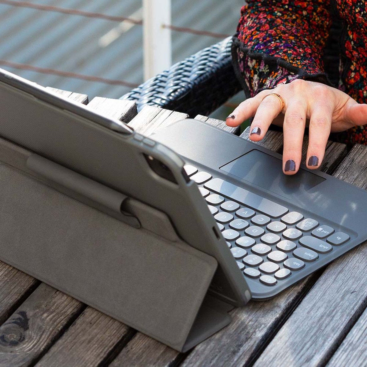 ZAGG Pro Keys Apple iPad 10.2 Toetsenbord Hoes met Trackpad Zwart afbeelding 2