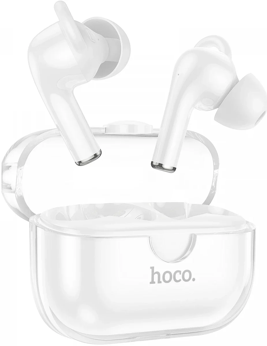 Hoco EW22 Draadloze Oordopjes met Noise Cancelling Wit afbeelding 1