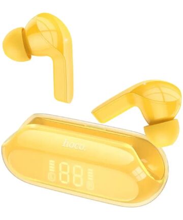 Hoco EW39 Bright Draadloze Bluetooth Oordoppen Geel Headsets