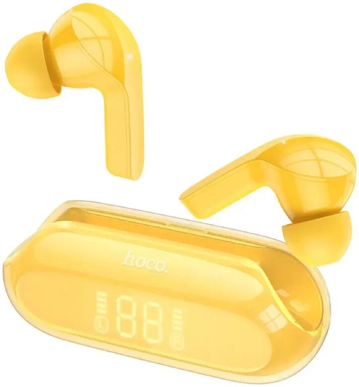 Hoco EW39 Bright Draadloze Bluetooth Oordoppen Geel afbeelding 1