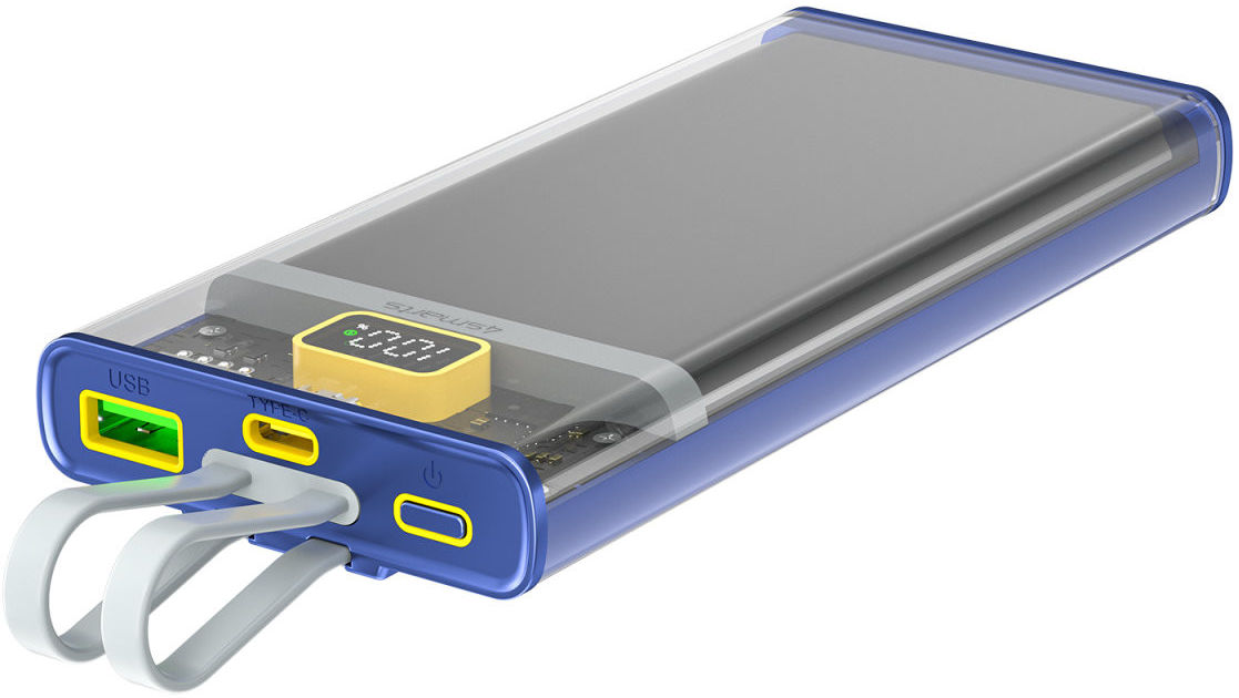4smarts Powerbank 10.000 mAh Power Delivery Quick Charge 22.5W Blauw afbeelding 1
