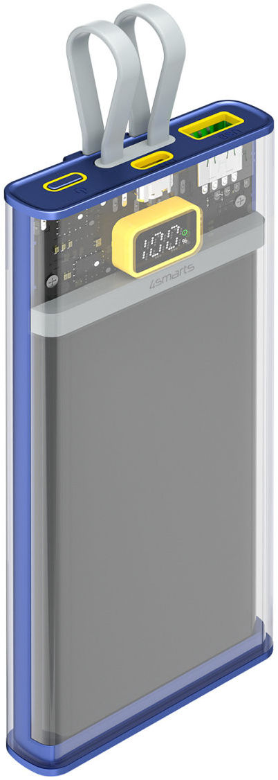 4smarts Powerbank 10.000 mAh Power Delivery Quick Charge 22.5W Blauw afbeelding 11