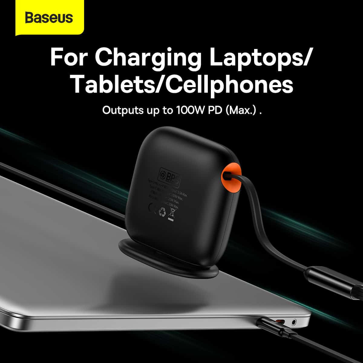 Baseus USB-C naar Lightning/USB-C/Micro USB Kabel 100W PD 1.7M Groen afbeelding 6