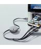 Baseus 3-in-1 USB naar Lightning/USB-C/Micro USB Kabel 3.5A 1.2M Grijs