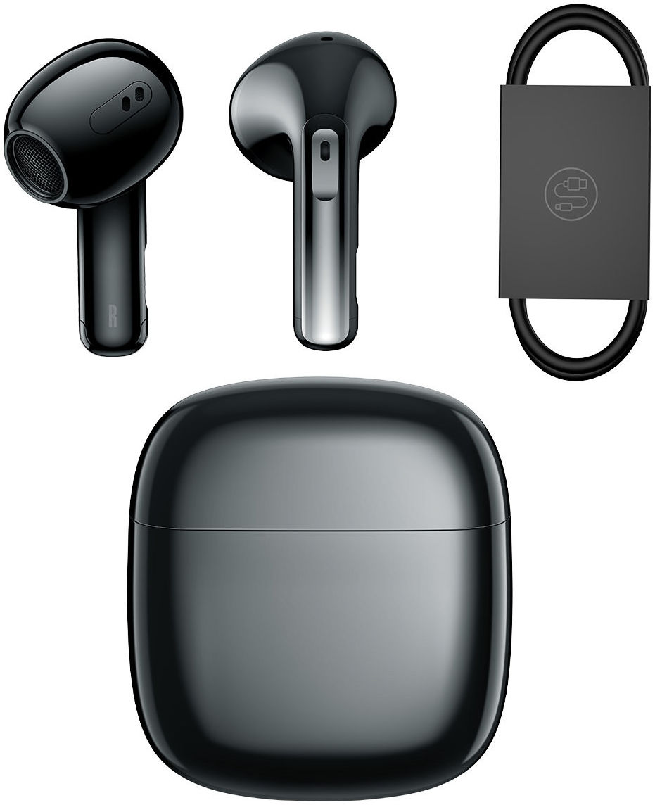 Baseus Storm 3 Wireless Bluetooth Earphones met Noise Cancelling Zwart afbeelding 7