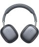 Baseus Bowie H2 Noise Cancelling Bluetooth Over-Ear Koptelefoon Grijs