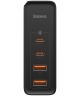Baseus GaN2 100W Snellader met Power Delivery + 100W USB-C Kabel Zwart