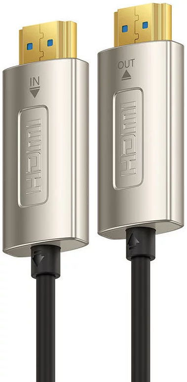 Baseus HD Optic Fiber HDMI naar HDMI 4K@60Hz Kabel 10M Zwart afbeelding 9