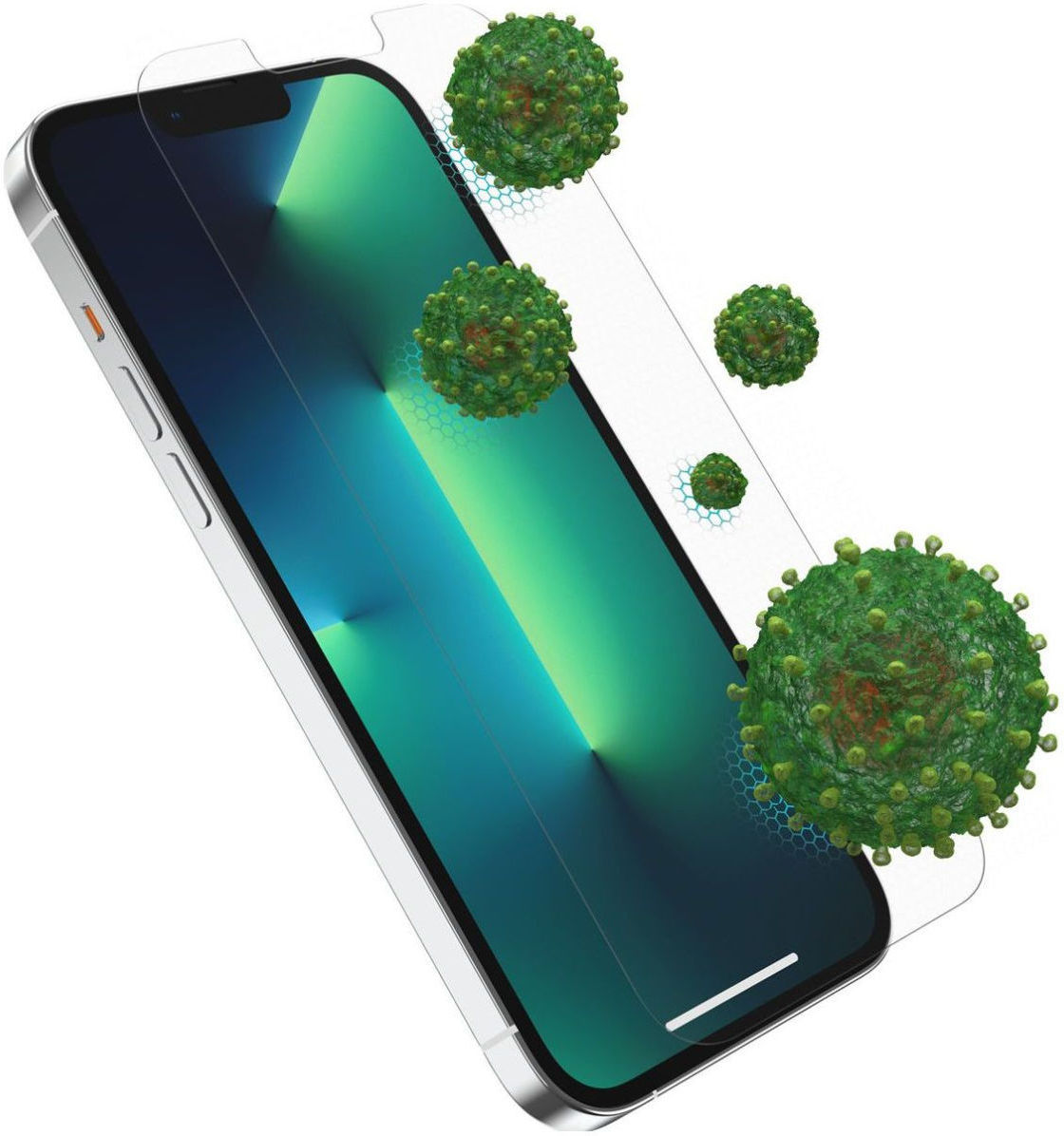 OtterBox Amplify iPhone 13 Pro Max Screen Protector Antibacterieel afbeelding 1