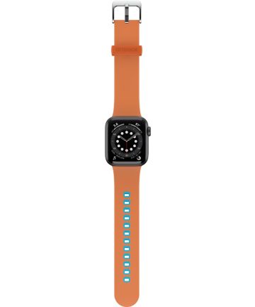 OtterBox - Apple Watch Bandje - 1-9/SE 41MM/40MM/38MM - Siliconen - Oranje Bandjes