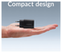 Mobilize 25W Power Delivery / PPS Charge USB-A en USB-C Adapter Zwart afbeelding 3