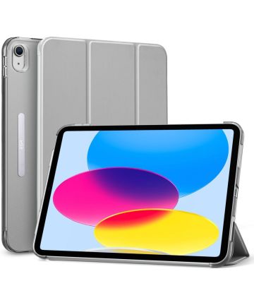 ESR Ascend Apple iPad 10.9 (2022) Hoes Tri-Fold Book Case Grijs Hoesjes