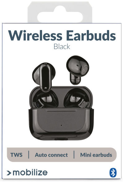 Mobilize In-Ear Wireless Bluetooth Earbuds Draadloze Oordopjes Zwart afbeelding 6