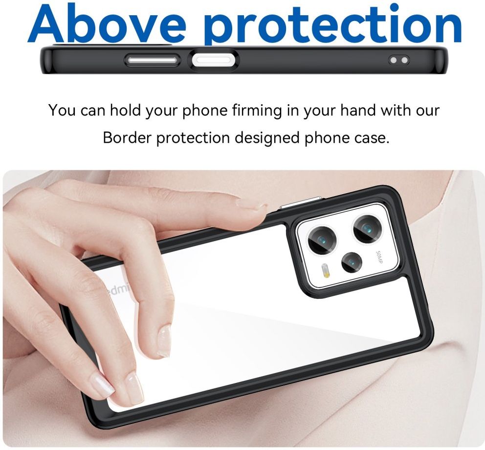 Xiaomi Redmi Note 12 Pro 5G / Poco X5 Pro Hoesje Backcover Zwart afbeelding 3