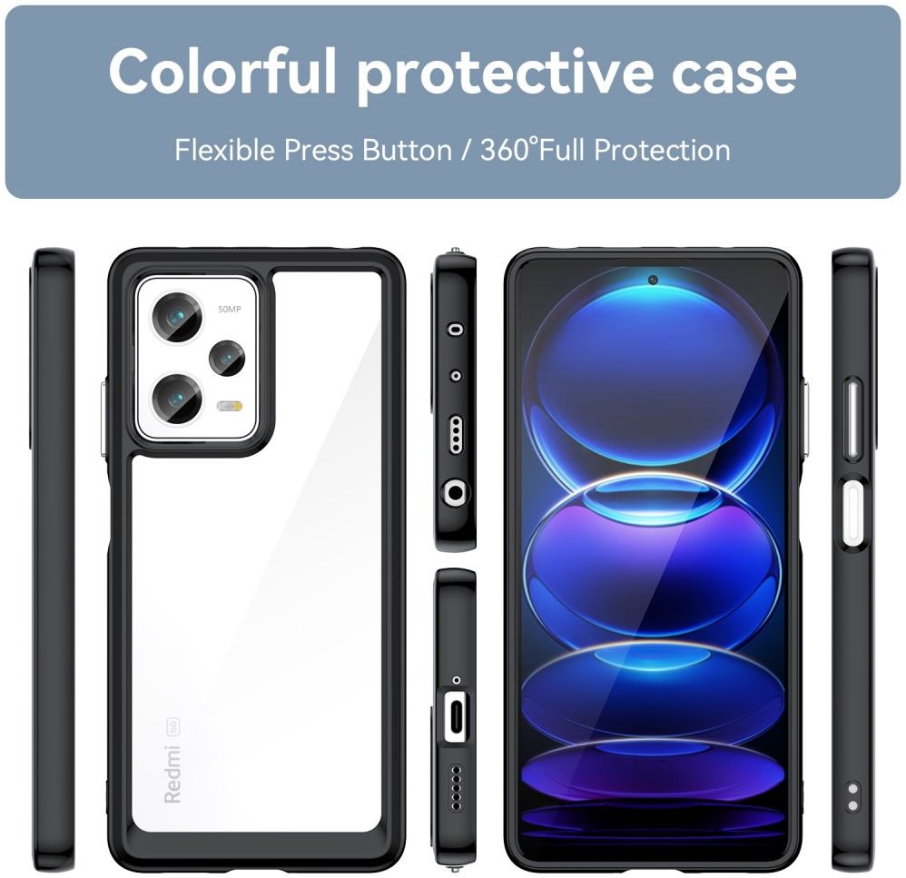 Xiaomi Redmi Note 12 Pro 5G / Poco X5 Pro Hoesje Backcover Zwart afbeelding 8