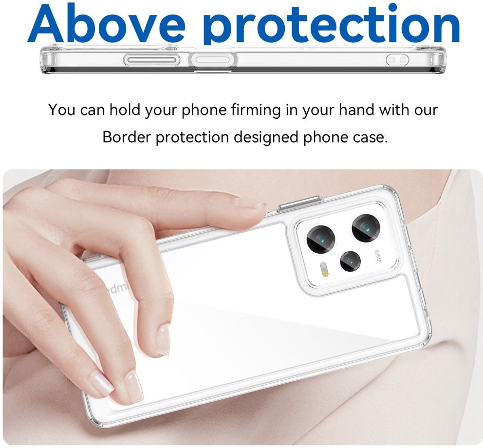 Xiaomi Redmi Note 12 Pro 5G / Poco X5 Pro Hoesje Backcover Transparant afbeelding 3