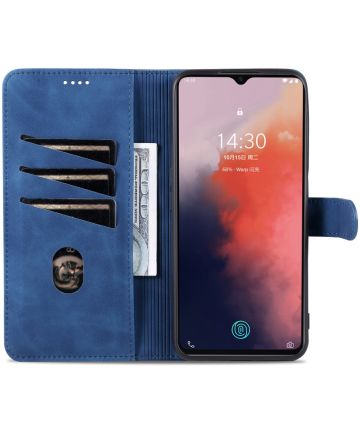 AZNS OnePlus Nord CE 2 Lite/Realme 9 Pro Hoesje Wallet Book Case Blauw Hoesjes
