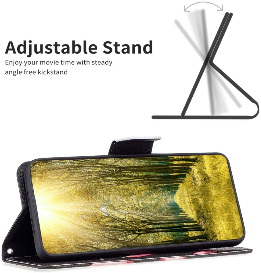 Xiaomi 13 Pro Hoesje Portemonnee Book Case Bloem Print afbeelding 4