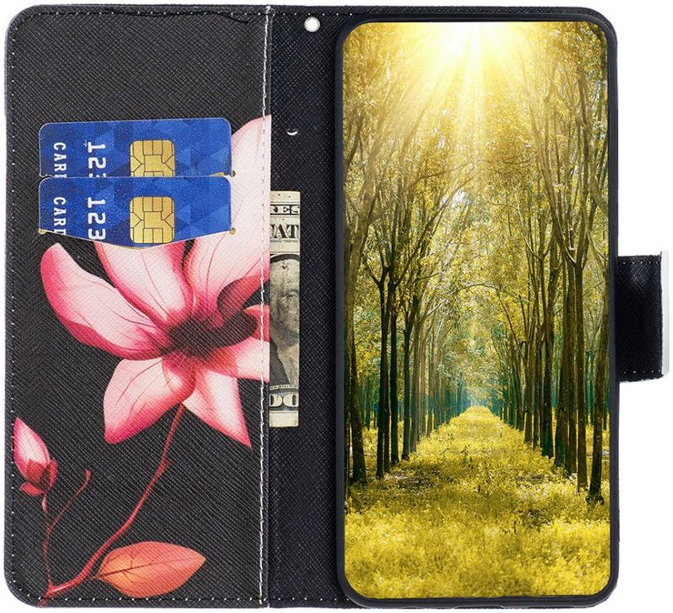 Xiaomi 13 Pro Hoesje Portemonnee Book Case Bloem Print afbeelding 2