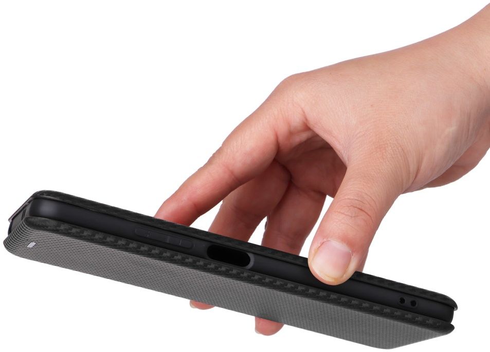 Xiaomi Redmi Note 12 5G / Poco X5 Hoesje Carbon Book Case Groen afbeelding 6