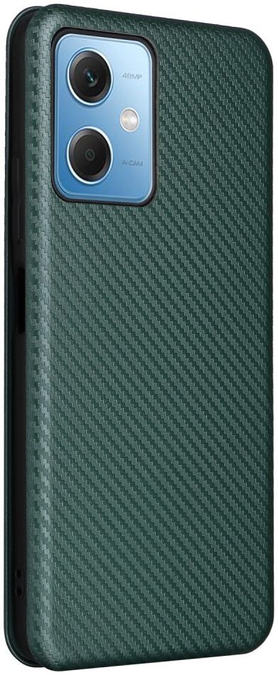 Xiaomi Redmi Note 12 5G / Poco X5 Hoesje Carbon Book Case Groen afbeelding 9