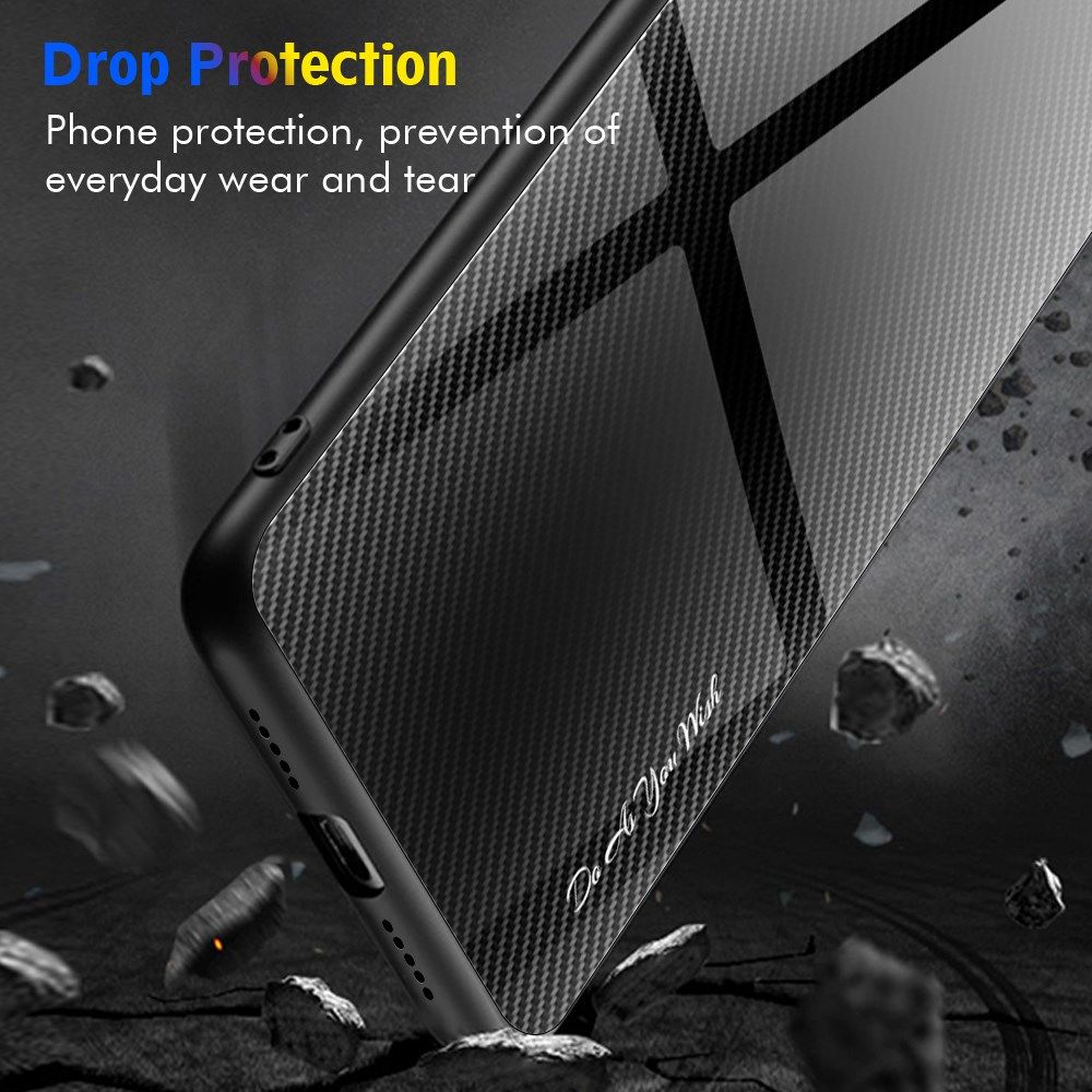 Xiaomi Redmi Note 12 5G / Poco X5 Hoesje Carbon Fiber Back Cover Blauw afbeelding 2