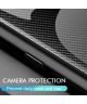 Xiaomi Redmi Note 12 5G / Poco X5 Hoesje Carbon Fiber Back Cover Roze