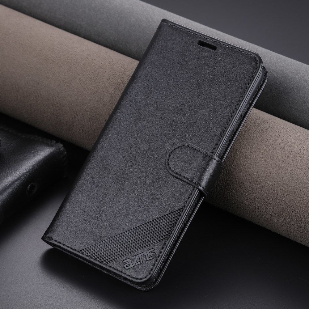 AZNS Xiaomi 13 Hoesje Wallet Book Case Kunstleer Zwart afbeelding 8