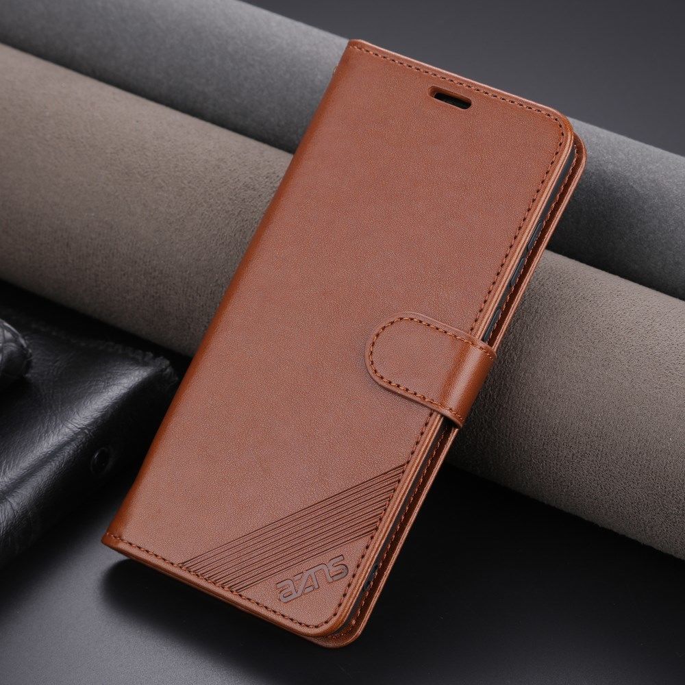 AZNS Xiaomi 13 Pro Hoesje Wallet Book Case Kunstleer Bruin afbeelding 7