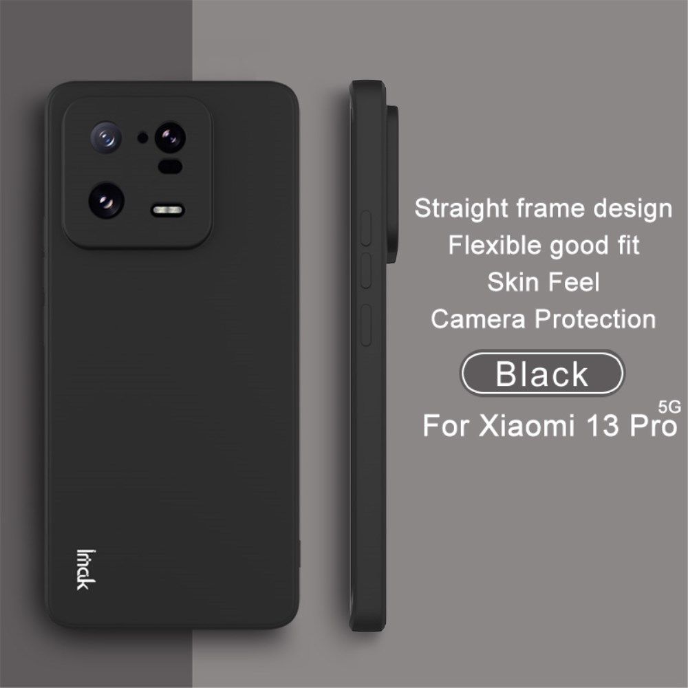 IMAK UC-4 Xiaomi 13 Pro Hoesje Flexibel TPU Back Cover Zwart afbeelding 2