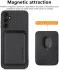 Samsung Galaxy A54 Carbon Hoesje met Magnetische Kaarthouder Zwart afbeelding 3