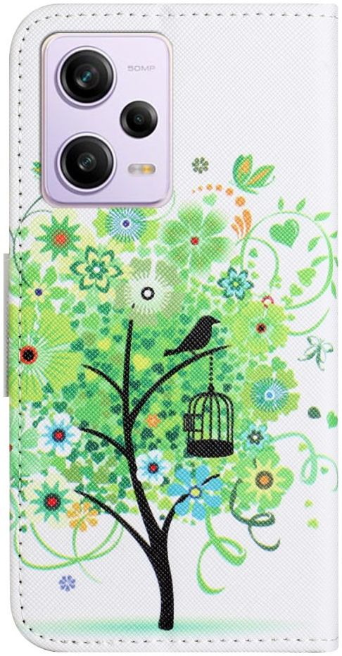 Xiaomi Redmi Note 12 5G/Poco X5 Hoesje Portemonnee Tree Print afbeelding 5