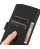 KHAZNEH OnePlus 11 Hoesje Retro Wallet Book Case Zwart