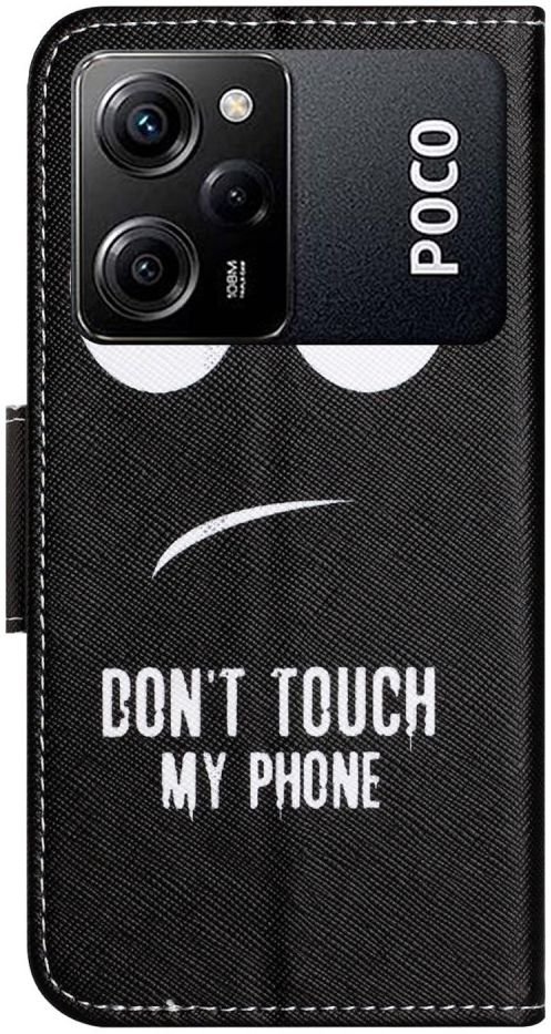 Xiaomi Redmi Note 12 Pro / Poco X5 Pro Hoesje Don&#039;t Touch Print afbeelding 5