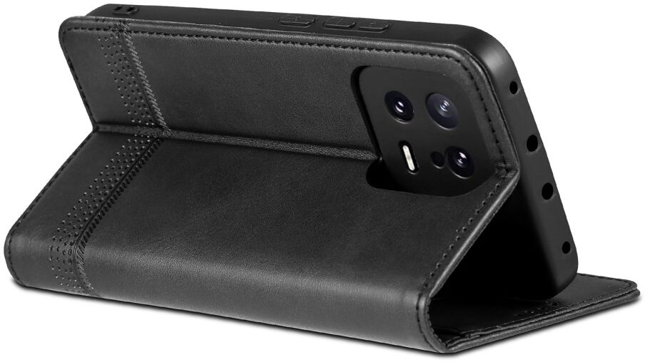 AZNS Xiaomi 13 Hoesje Portemonnee Book Case Kunstleer Zwart afbeelding 6